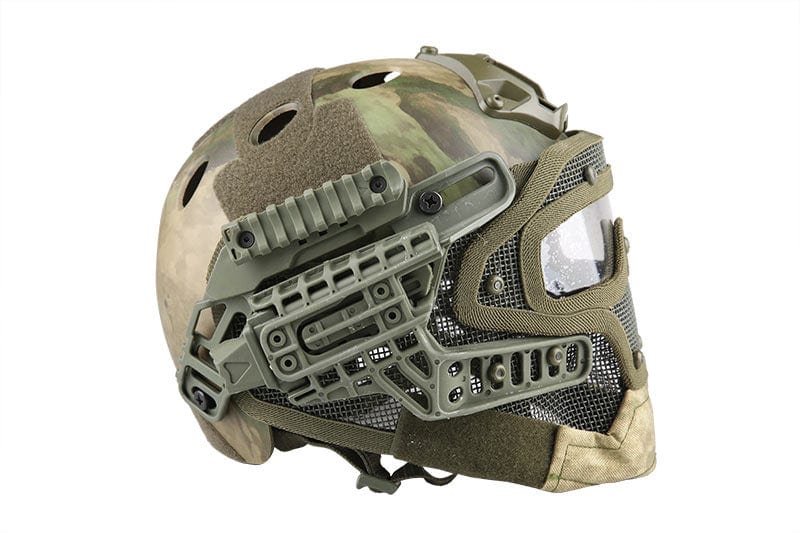 FAST PJ G4 System Helmet Replica with Face Shield - ATC-FG by Emerson Gear on Airsoft Mania Europe