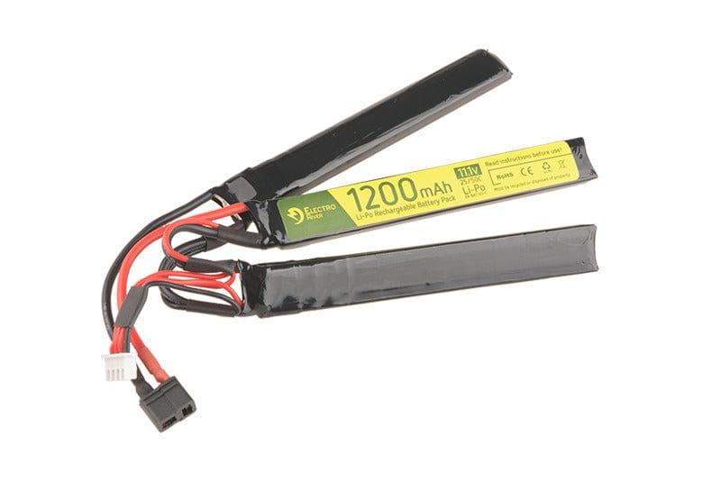 LiPo 11.1V 1200 mAh 25/50C T-connect (DEANS) Butterfly Battery