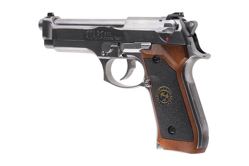 Samurai Edge Standard V.2 M9 Full Auto gas pistol, silver