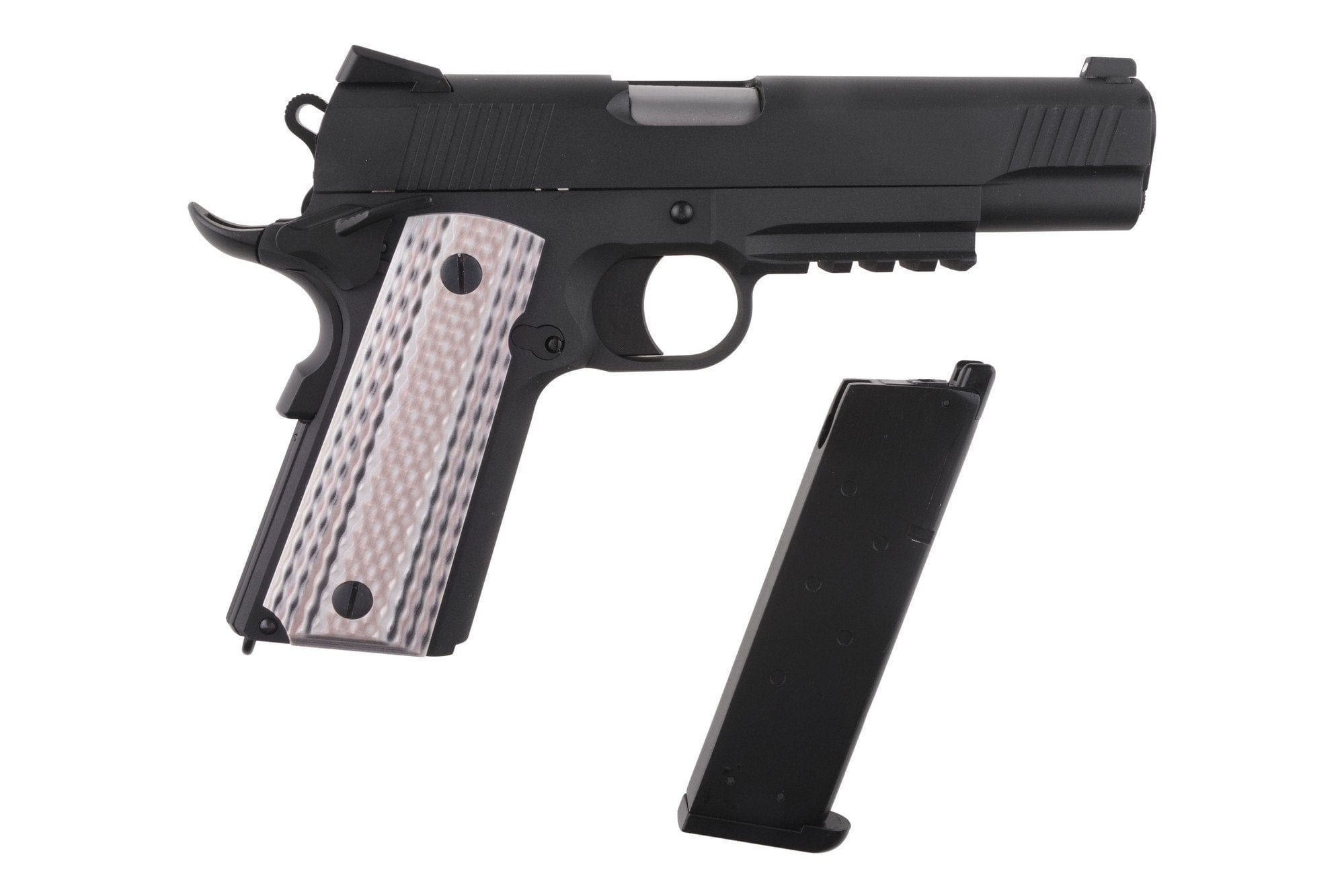 1911 M45A1 pistol replica - black by WE on Airsoft Mania Europe