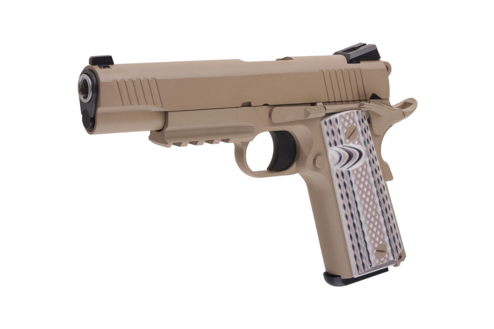 1911 M45A1 Airsoft Gas Pistol - tan