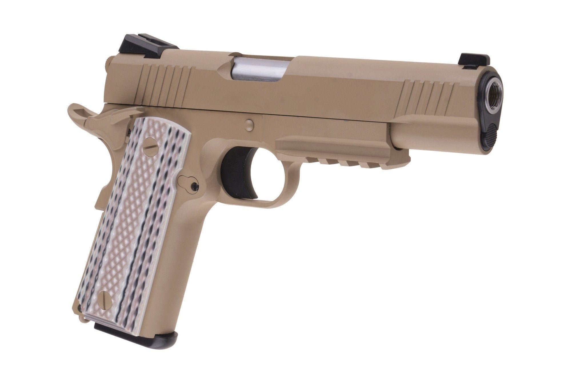 1911 M45A1 Airsoft Gas Pistol - tan