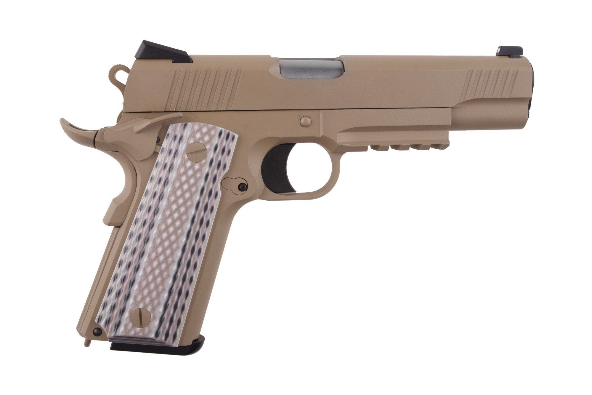 1911 M45A1 Airsoft Gas Pistol - tan