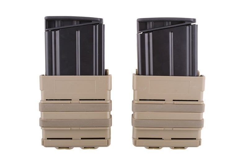 Double Open III (L) 7.62 Magazine Pouch - Tan