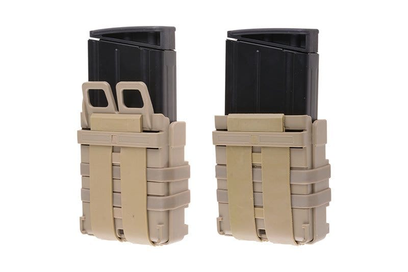 Double Open III (L) 7.62 Magazine Pouch - Tan