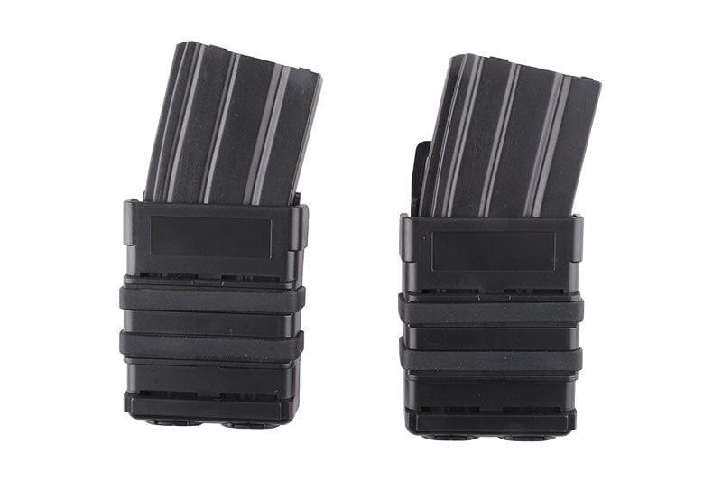 Double Open III (M) 5.56 Magazine Pouch - Black