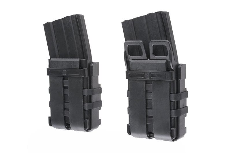 Double Open III (M) 5.56 Magazine Pouch - Black