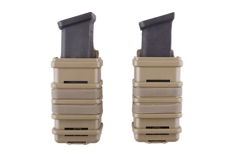Double Open III (S) Pistol Magazine Pouch - Tan