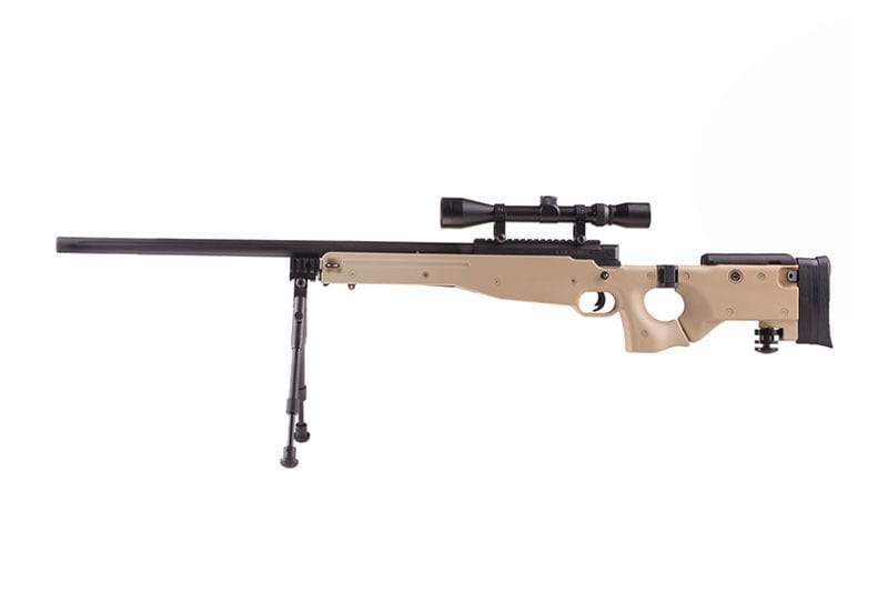 MB08A sniper rifle replica - with scope and bipod - tan