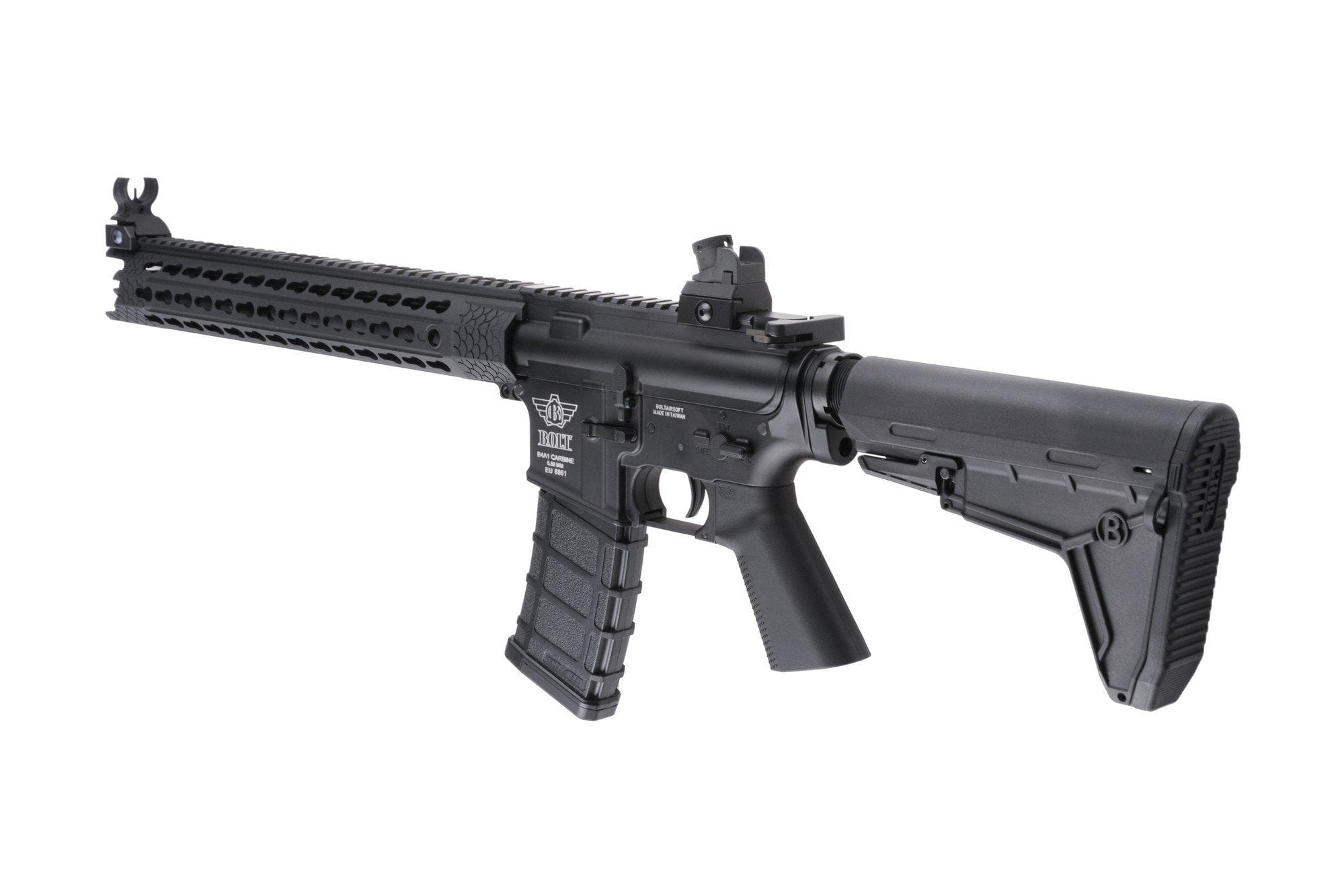 COBRA KEYMOD (B.R.S.S.) Carbine Replica - Black by BOLT on Airsoft Mania Europe