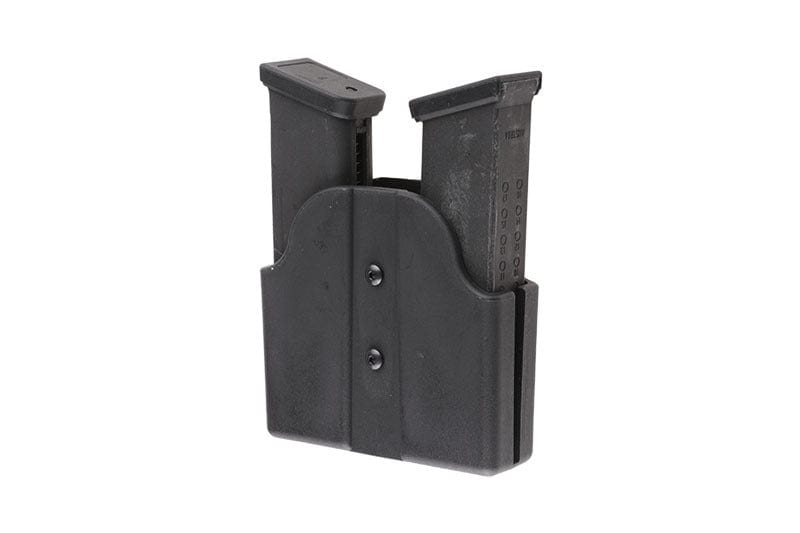 Double pistol magazine pouch (belt) - black