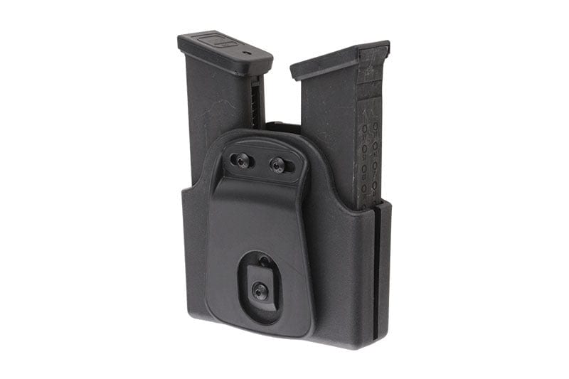 Double pistol magazine pouch (belt) - black