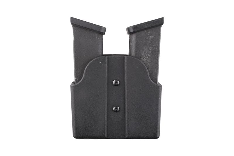 Double pistol magazine pouch (belt) - black