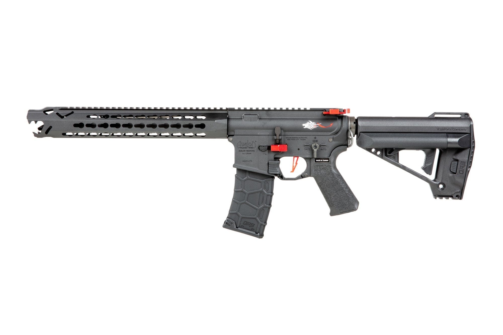Avalon Leopard Carbine Replica - Black/Red