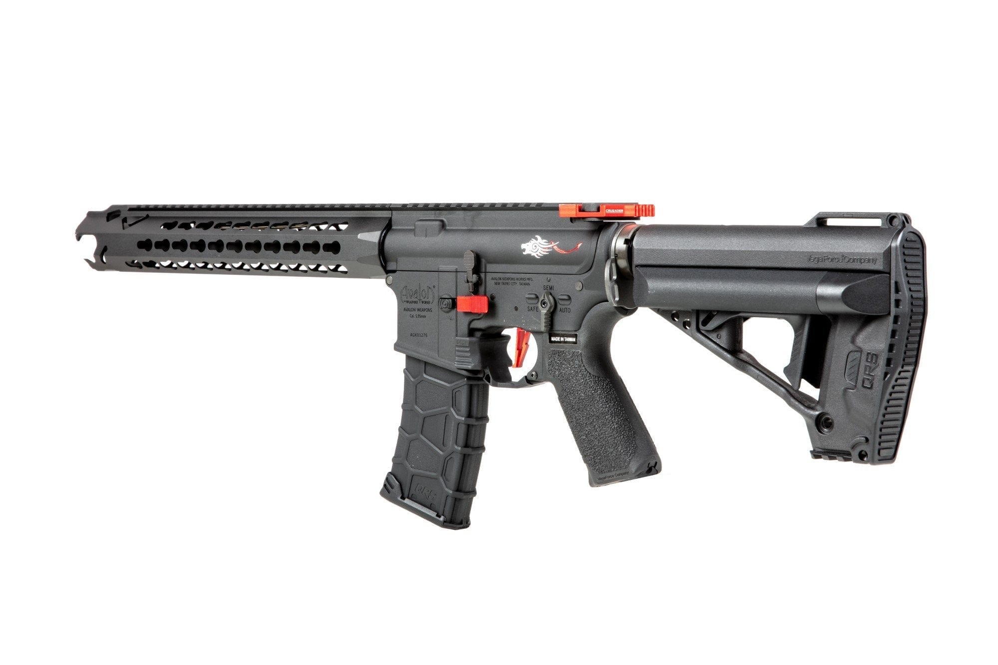 Avalon Leopard Carbine Replica - Black/Red