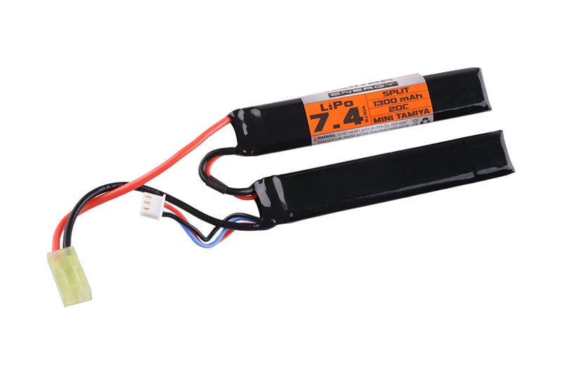 LiPo 7.4V 1300 mAh 20C Valken Energy Butterfly Battery Pack
