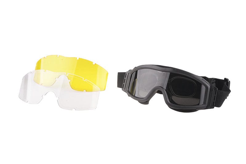 V-TAC Tango Goggles - Black by Valken on Airsoft Mania Europe