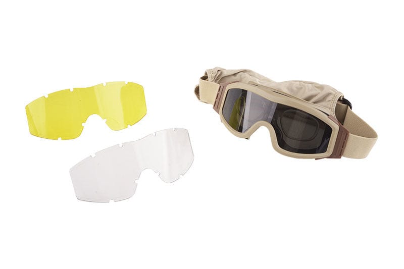 V-TAC Tango Goggles - Tan by Valken on Airsoft Mania Europe