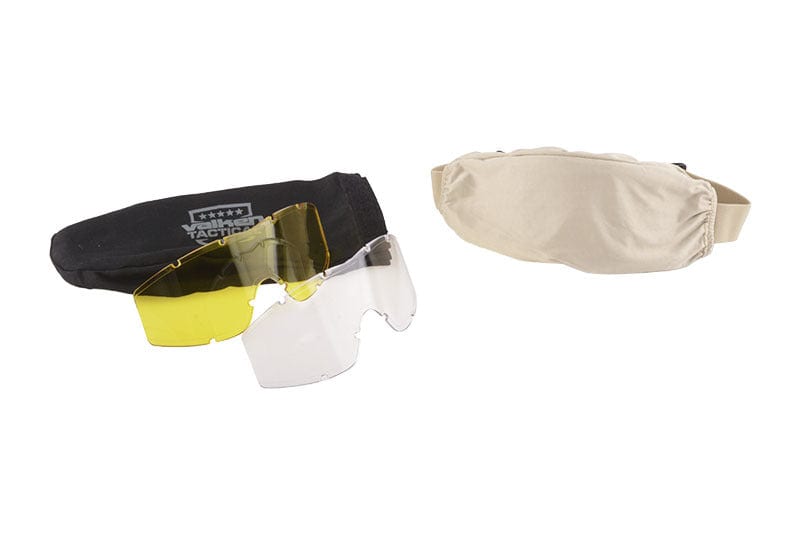 V-TAC Tango Goggles - Tan by Valken on Airsoft Mania Europe