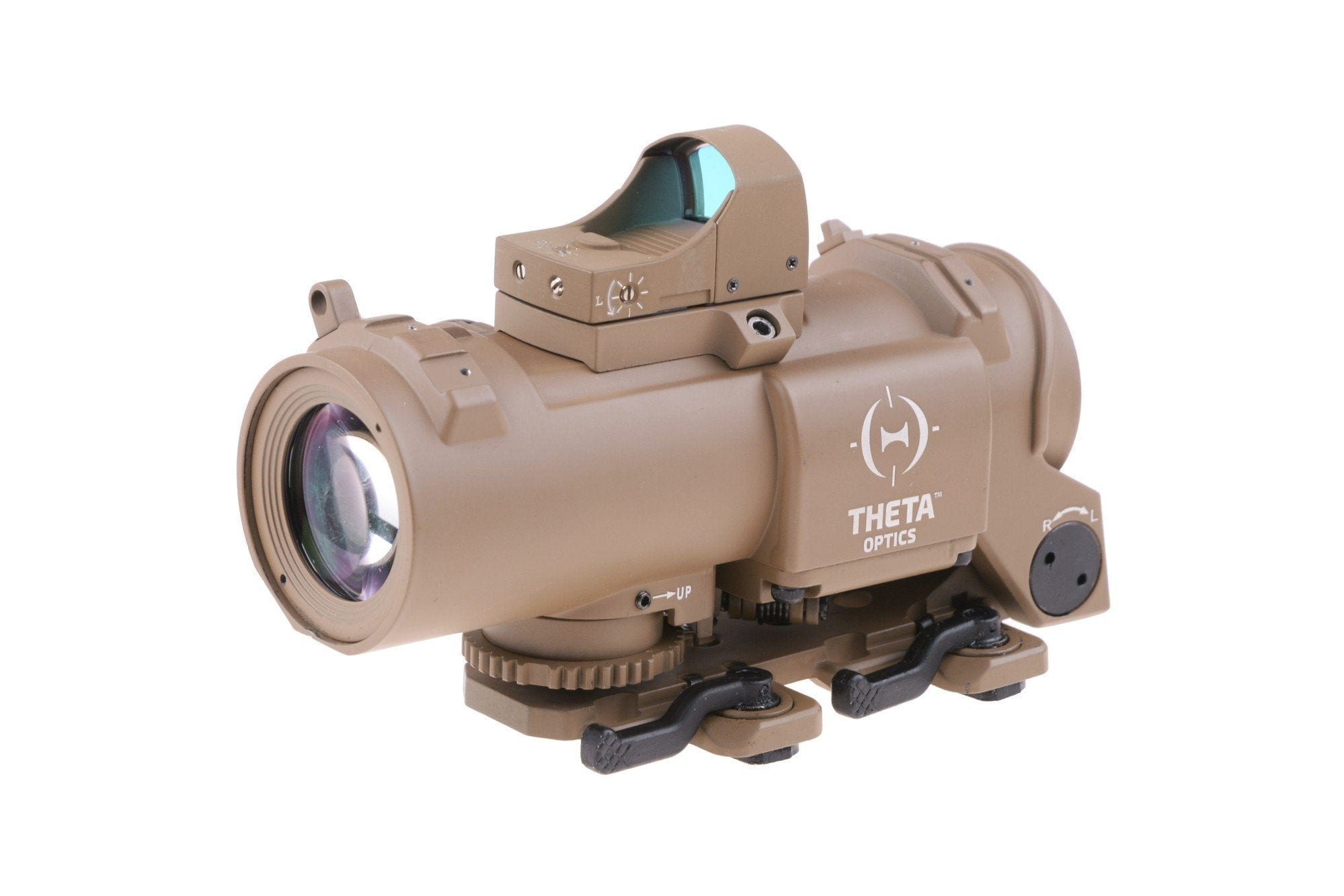 4x32E Scope with Micro Red Dot Sight - Tan