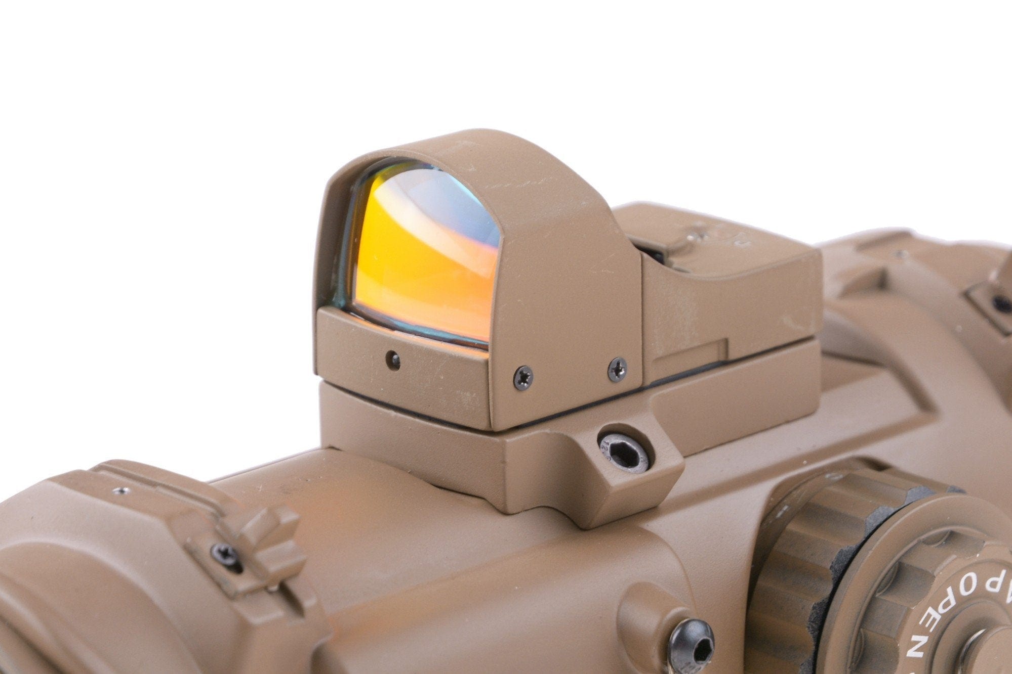 4x32E Scope with Micro Red Dot Sight - Tan