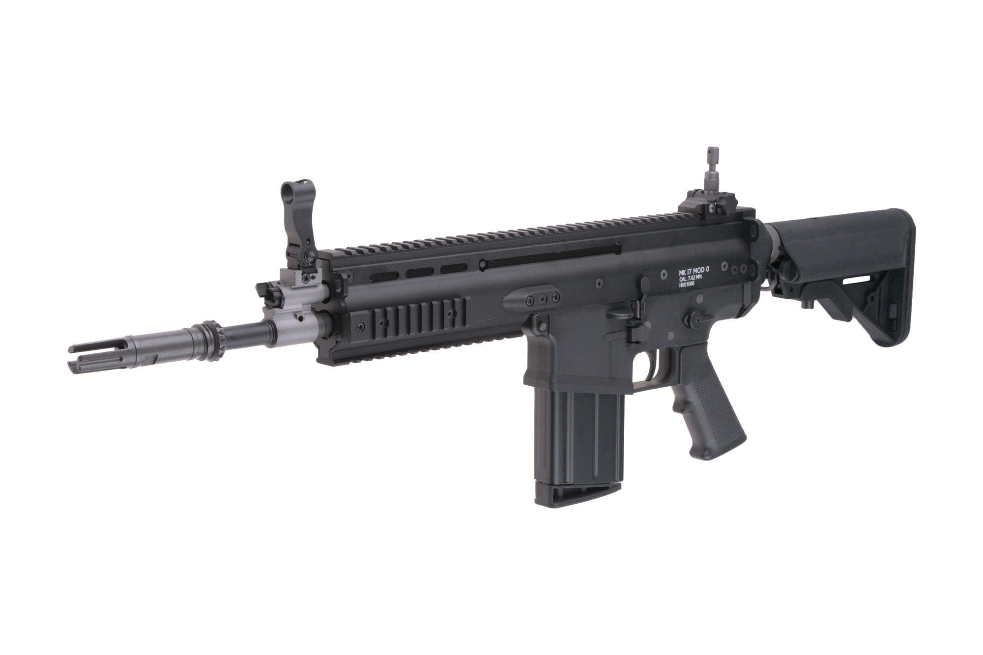 MK17 MOD 0 SF Open Bolt Carbine Replica - Black by WE on Airsoft Mania Europe
