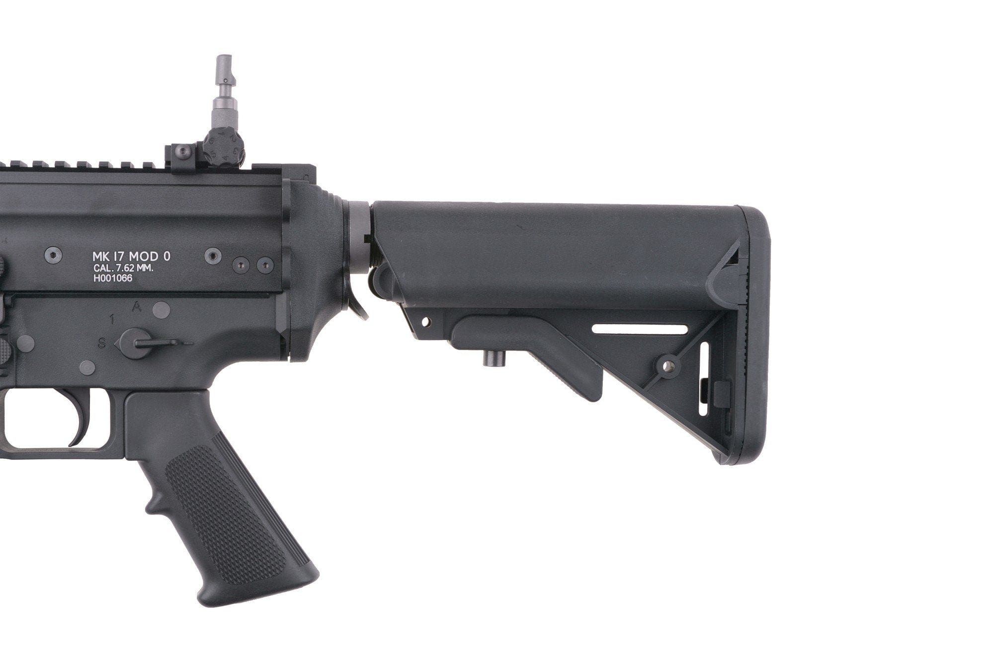 MK17 MOD 0 SF Open Bolt Carbine Replica - Black by WE on Airsoft Mania Europe