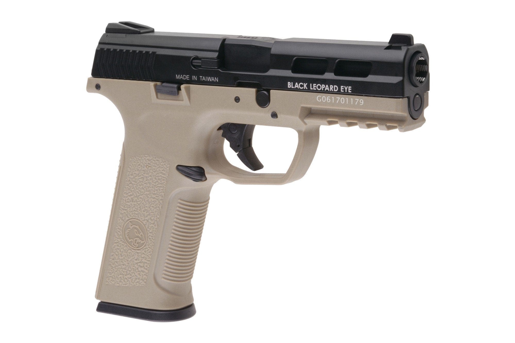 BLE XAE Pistol Replica - Black/Tan by ICS on Airsoft Mania Europe