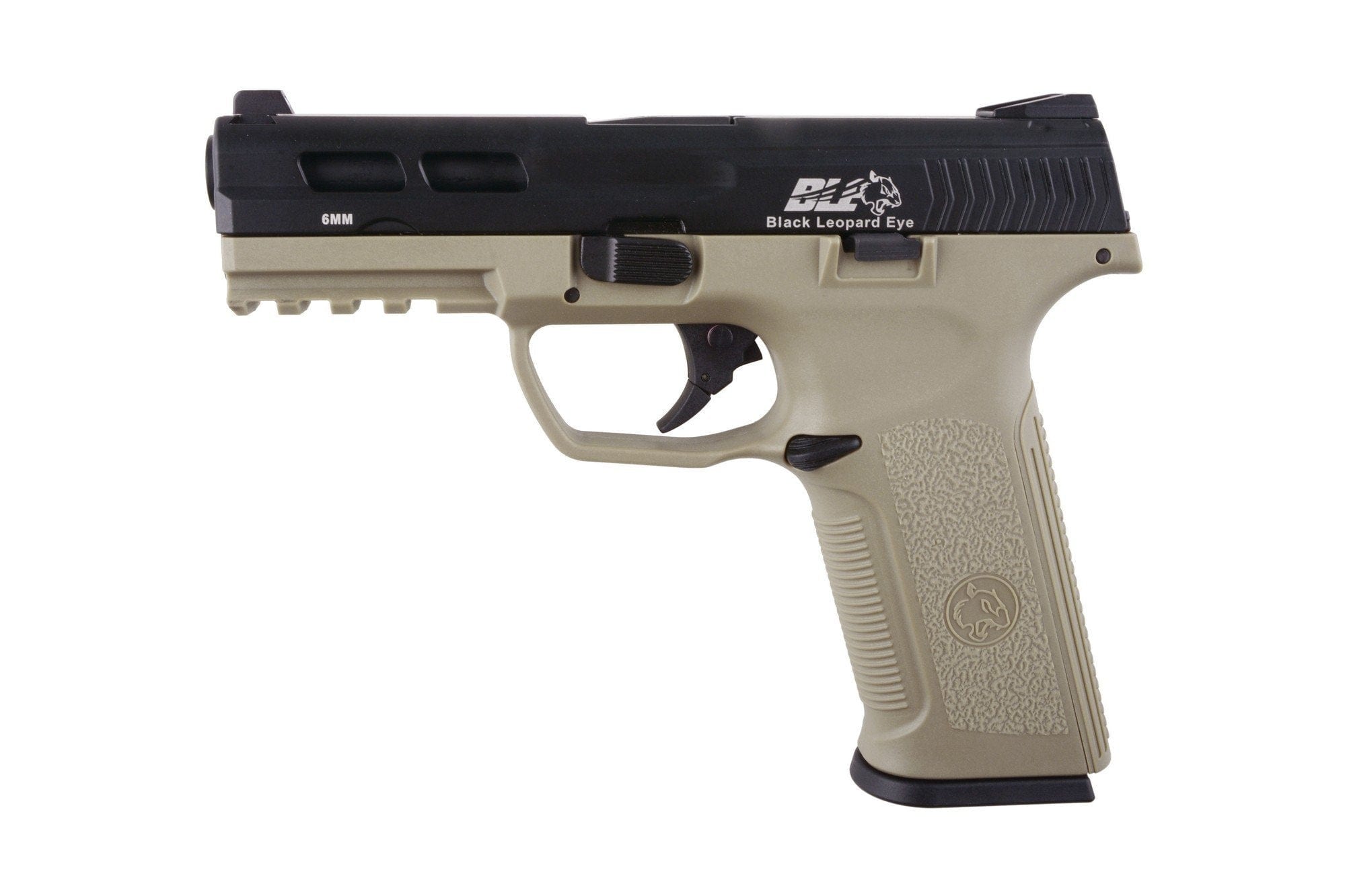 BLE XAE Pistol Replica - Black/Tan by ICS on Airsoft Mania Europe