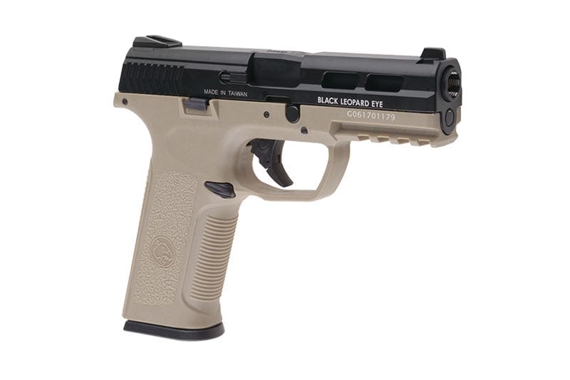 BLE XAE Pistol Replica - Black/Tan by ICS on Airsoft Mania Europe