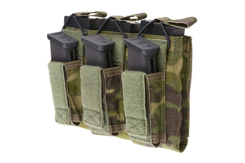 Triple Open Top Pouch for M4/M16 + Pistol Magazines - Multicam Tropic