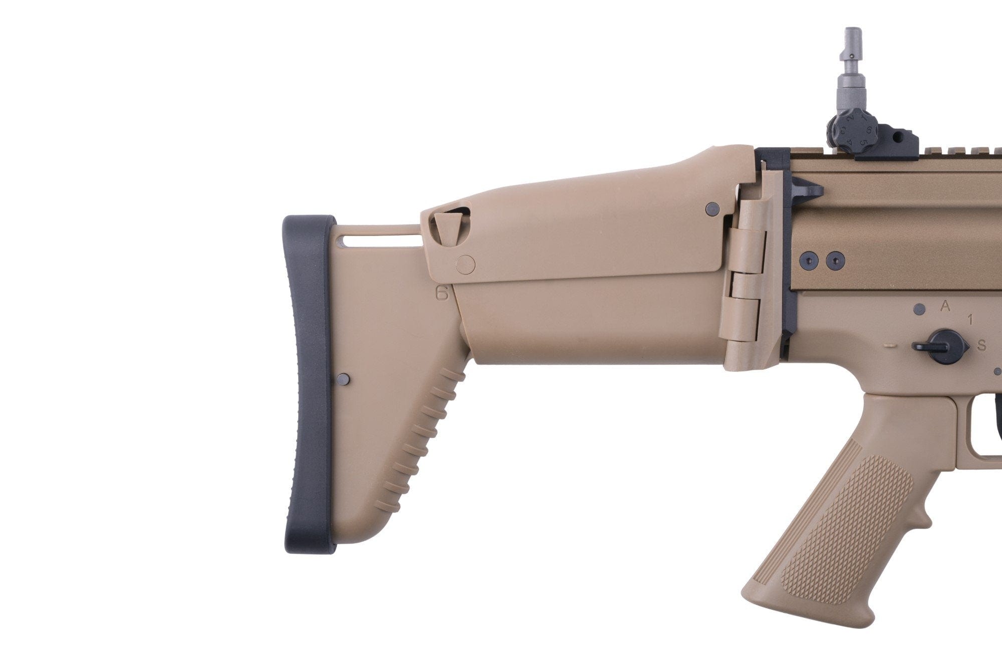 WE MK17 MOD 0 Open Bolt Assault Rifle Replica - Tan by WE on Airsoft Mania Europe
