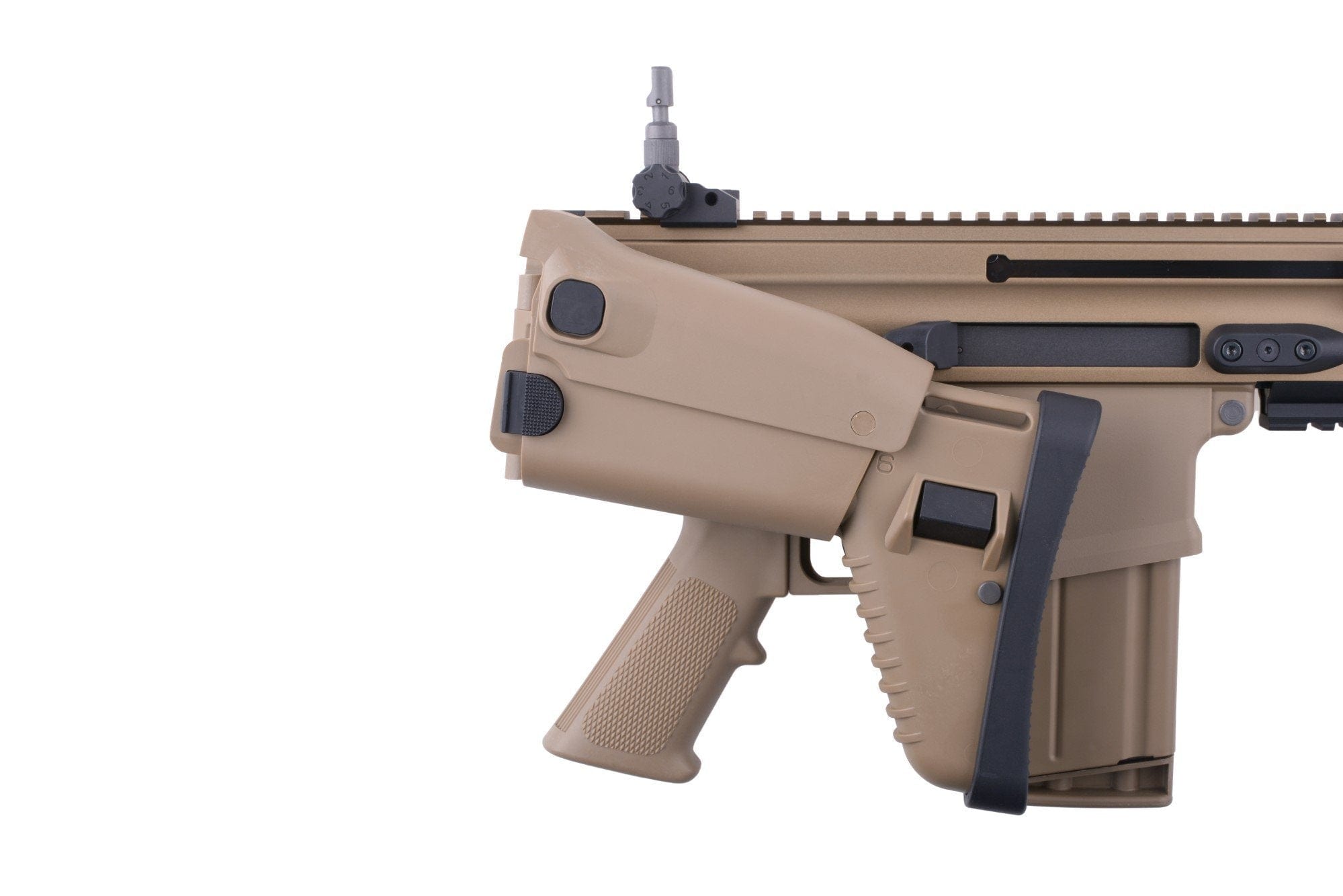 WE MK17 MOD 0 Open Bolt Assault Rifle Replica - Tan by WE on Airsoft Mania Europe