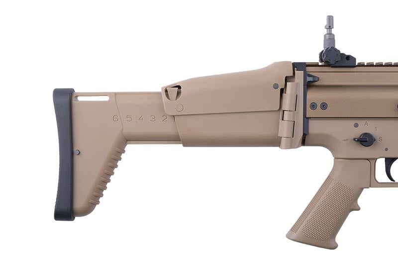 WE MK17 MOD 0 Open Bolt Assault Rifle Replica - Tan by WE on Airsoft Mania Europe