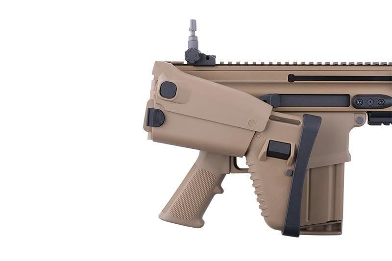 WE MK17 MOD 0 Open Bolt Assault Rifle Replica - Tan by WE on Airsoft Mania Europe