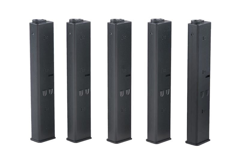 Low-Cap 45bbs 9mm Magazines for Ares AR-15 Black
