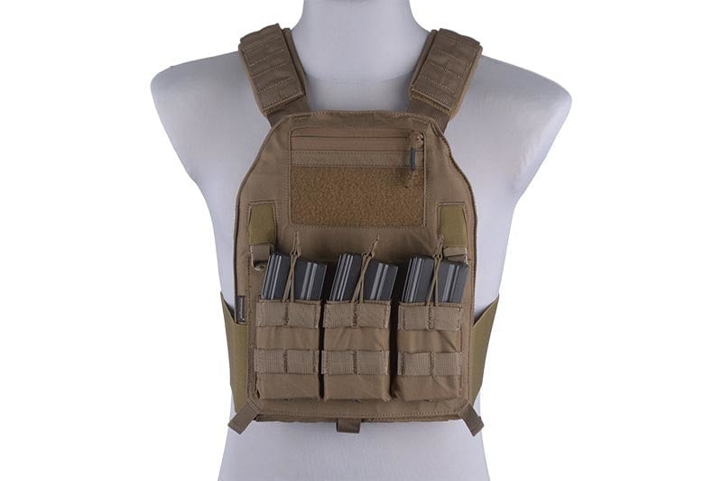 419 Plate Carrier Tactical Vest - Tan by Emerson Gear on Airsoft Mania Europe