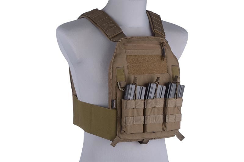 419 Plate Carrier Tactical Vest - Tan by Emerson Gear on Airsoft Mania Europe