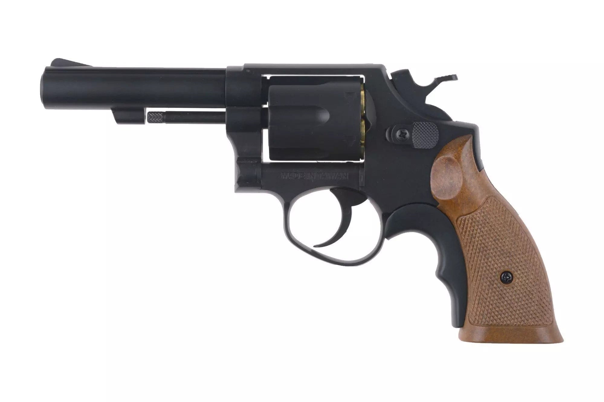 Airsoft Revolver HG131B-1 - Black/Wood