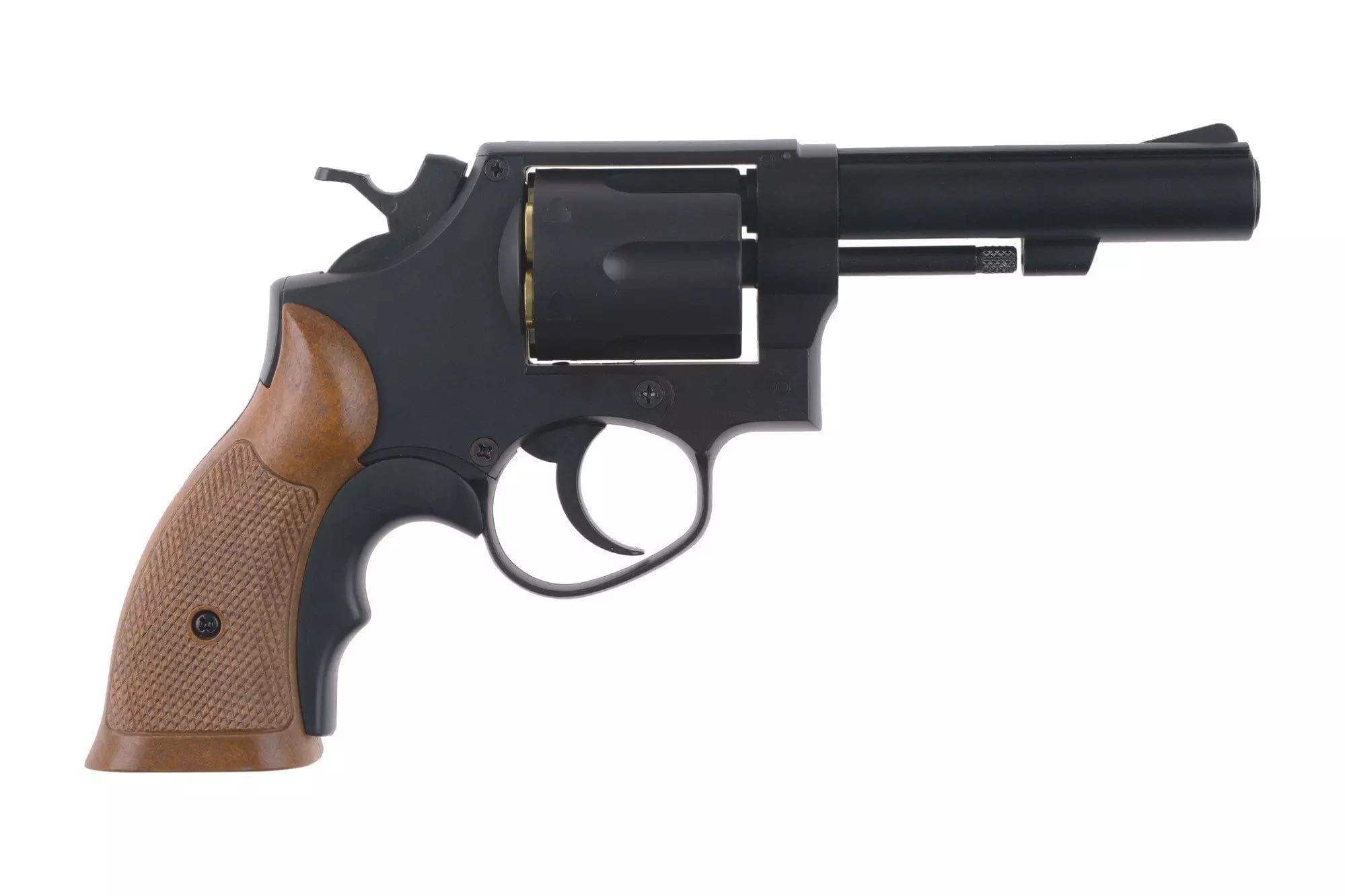 Airsoft Revolver HG131B-1 - Black/Wood