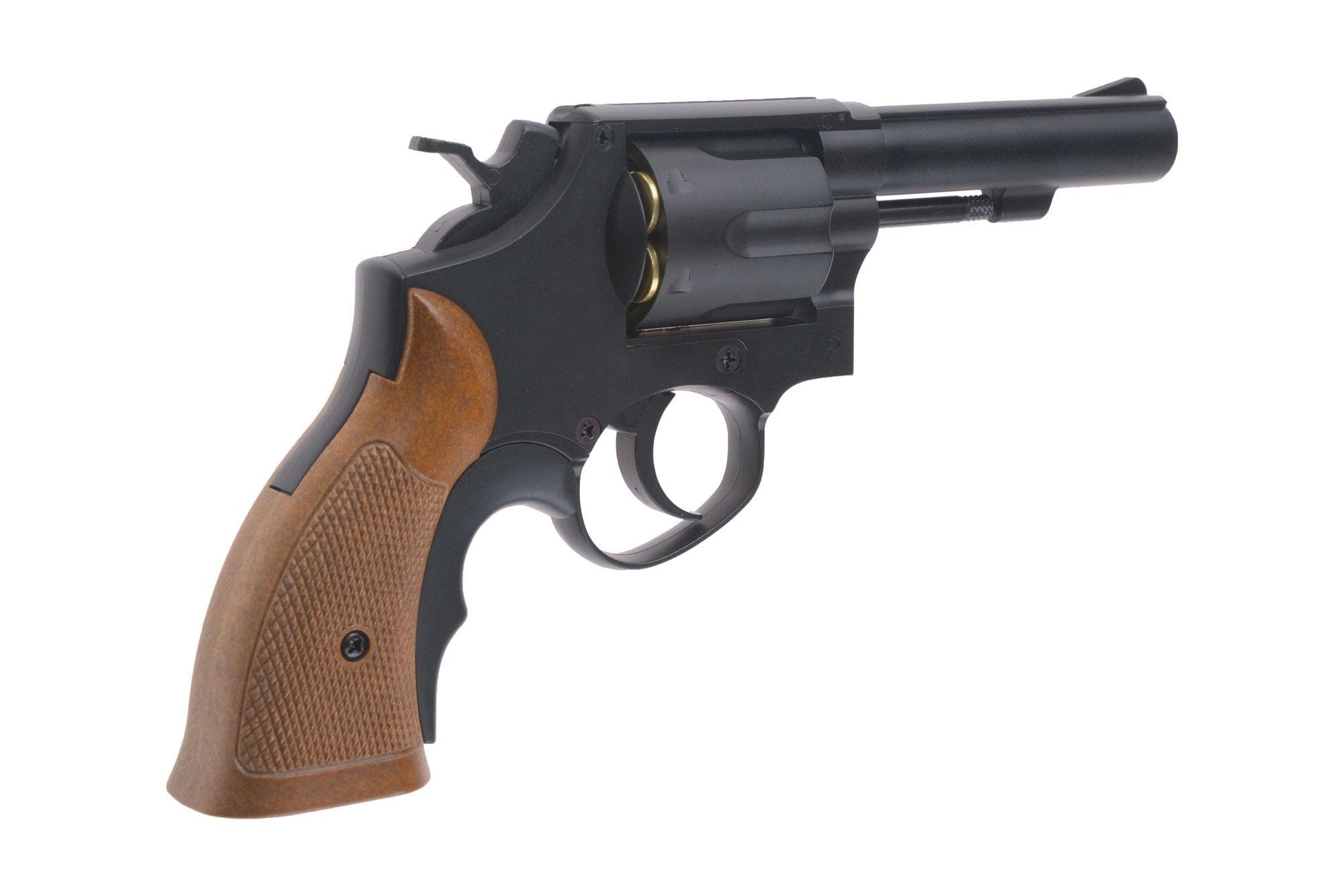 Airsoft Revolver HG131B-1 - Black/Wood