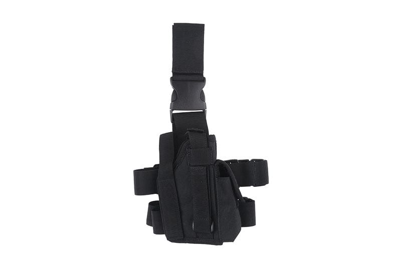 Universal holster with mag pouch - black