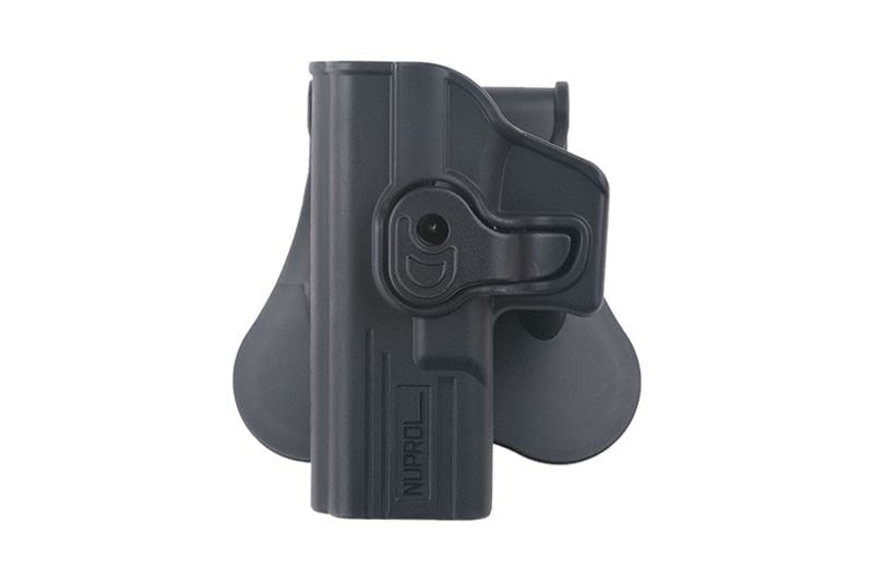 EU Series Left-Sided Holster - Black by Nuprol on Airsoft Mania Europe