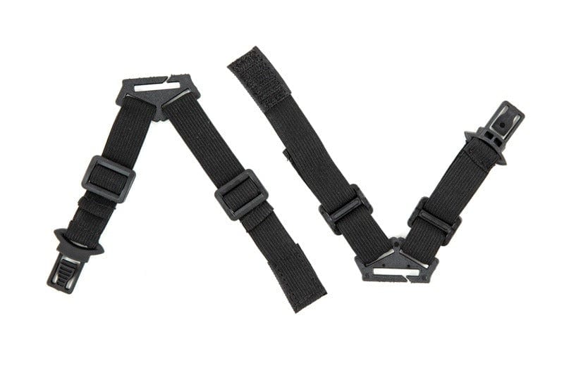 Buckle Set for Helmet Masks - black by Valken on Airsoft Mania Europe