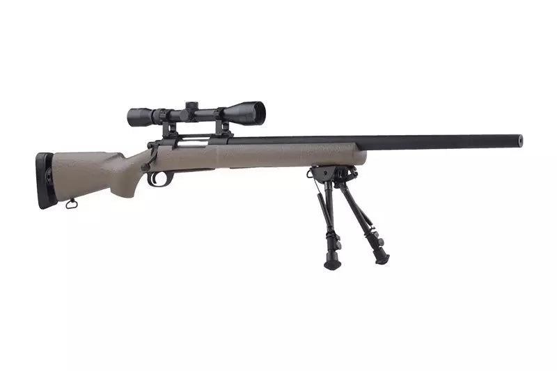 SW-04 sniper rifle (with scope and bipod) - Tan