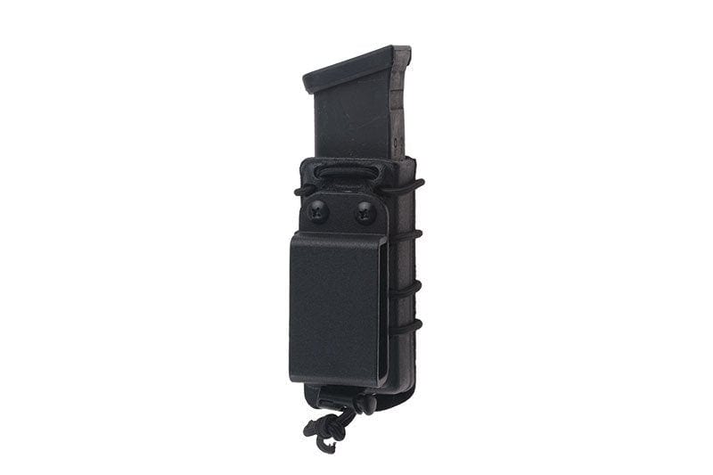 Pistol magazine pouch (version with additional filling) (QD for belt) - black
