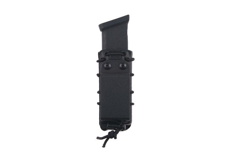 Pistol magazine pouch (version with additional filling) (QD for belt) - black
