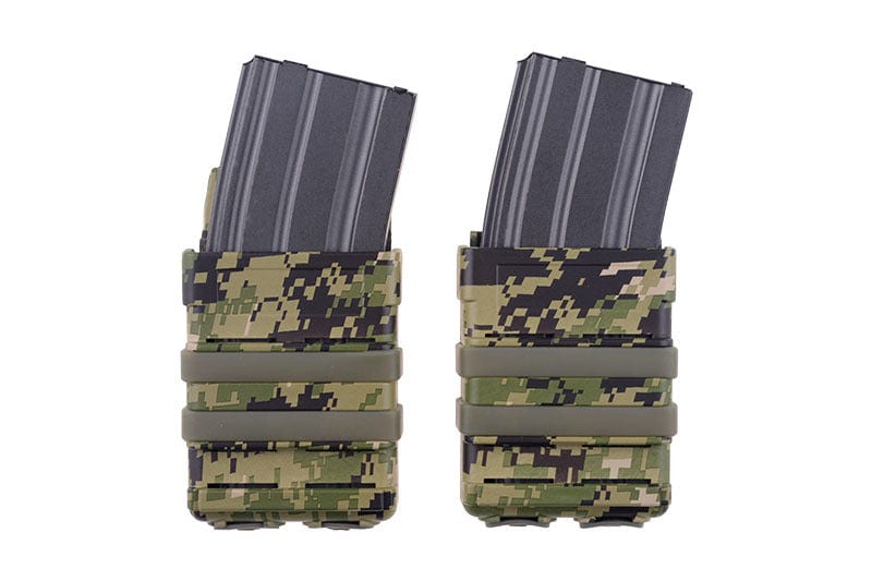Set of 2 FAST 5.56 Magazine Pouches - AOR2 by FMA on Airsoft Mania Europe