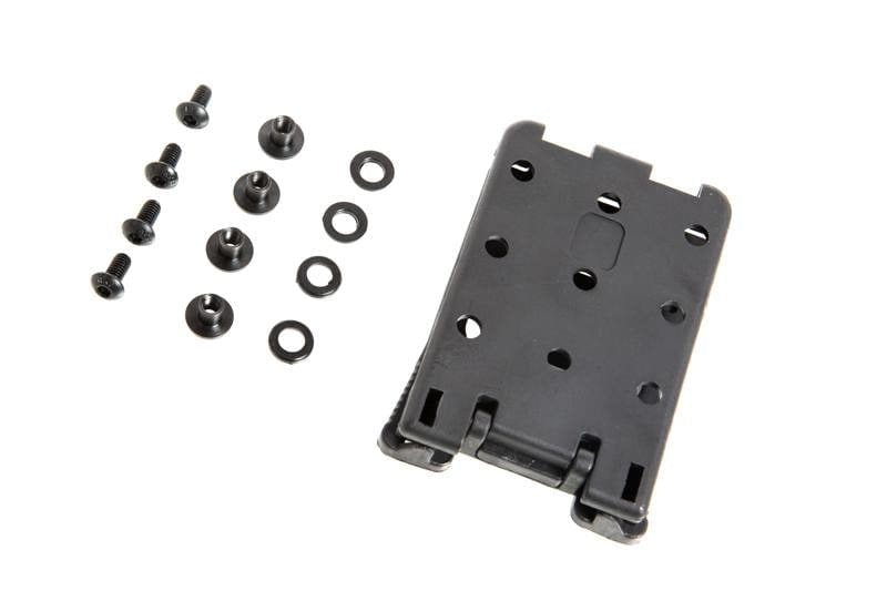 Polymer pouches belt adapter - black by FMA on Airsoft Mania Europe