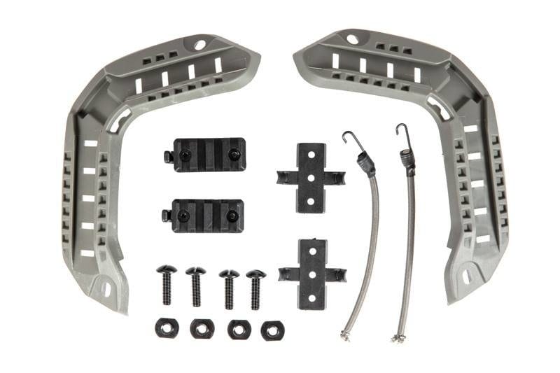 Maritime type rail mount and accesories set - Foliage Green